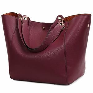 Chic Purses And Handbags For Roomy Capacity Office Bag Satchel Pu Textured